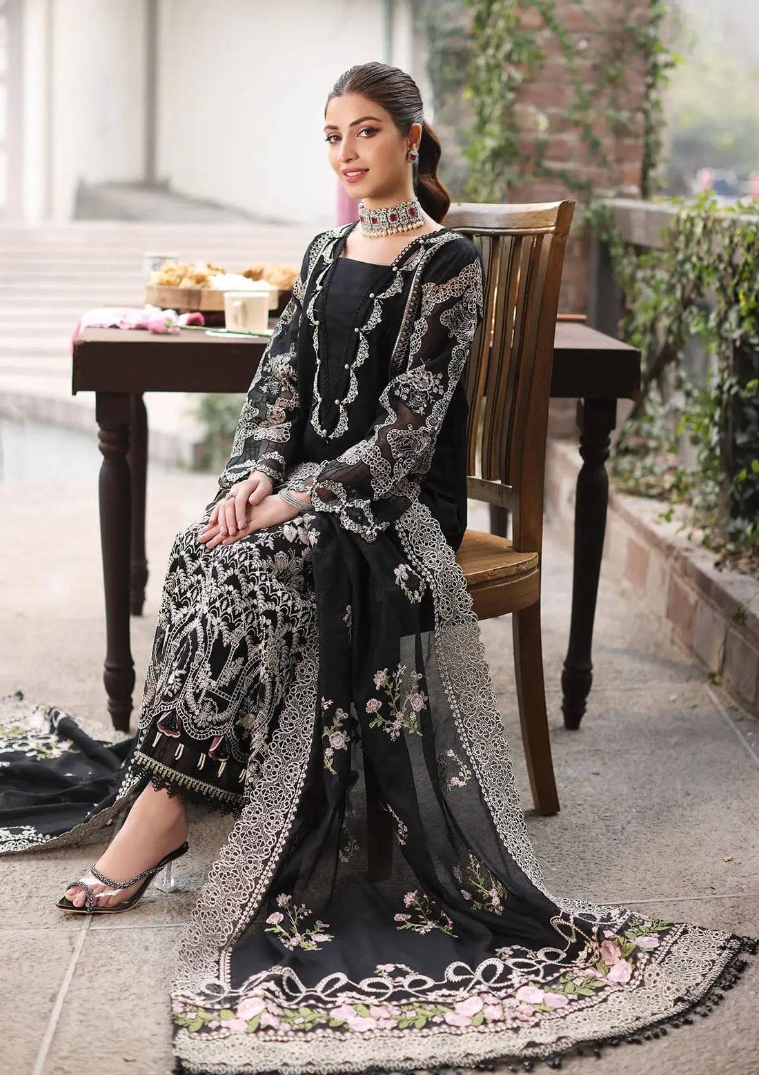 Kahf Premium | Festive Lawn 24 | KFL-06 NOOR - Pakistani Designer Dress - by Kahf Premium | Type: Luxury - 100% Original at Saira Sultan