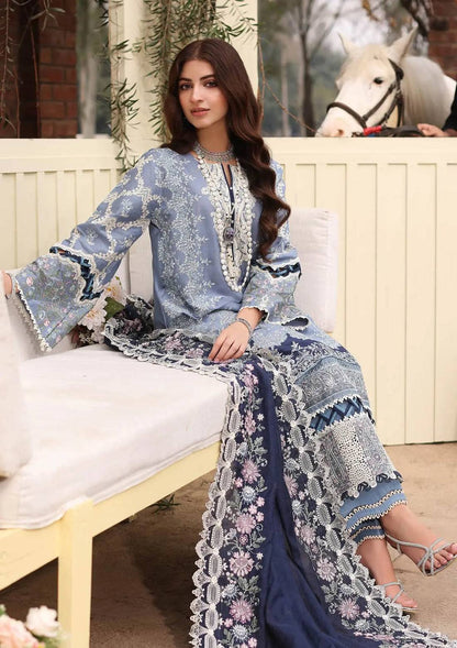 Kahf Premium | Festive Lawn 24 |KFL-04 KINZA - Pakistani Designer Dress - by Kahf Premium | Type: Luxury - 100% Original at Saira Sultan