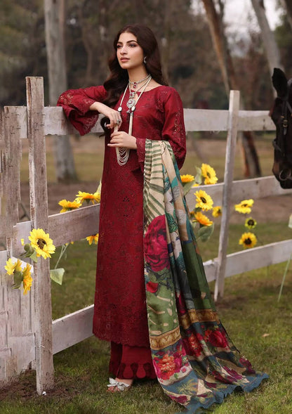 Kahf Premium | Festive Lawn 24 | KFL-02 ALORA - Pakistani Designer Dress - by Kahf Premium | Type: Luxury - 100% Original at Saira Sultan
