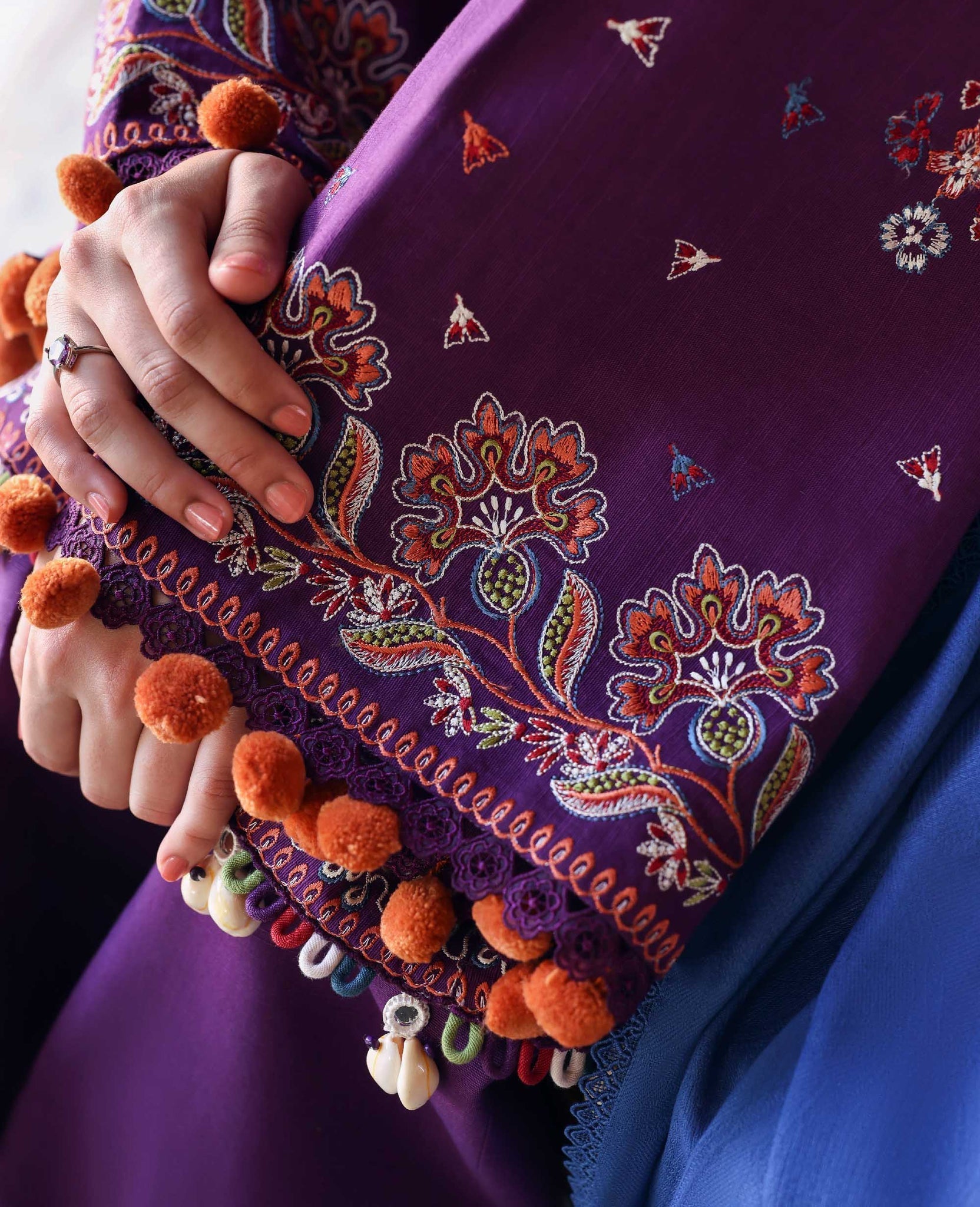 Republic Womenswear | Amaris Luxury Shawl 25 | Kaia by Republic Womenswear - Designer Dress  - Type : Ladies Clothes - Available at Saira Sultan - 100% Original 