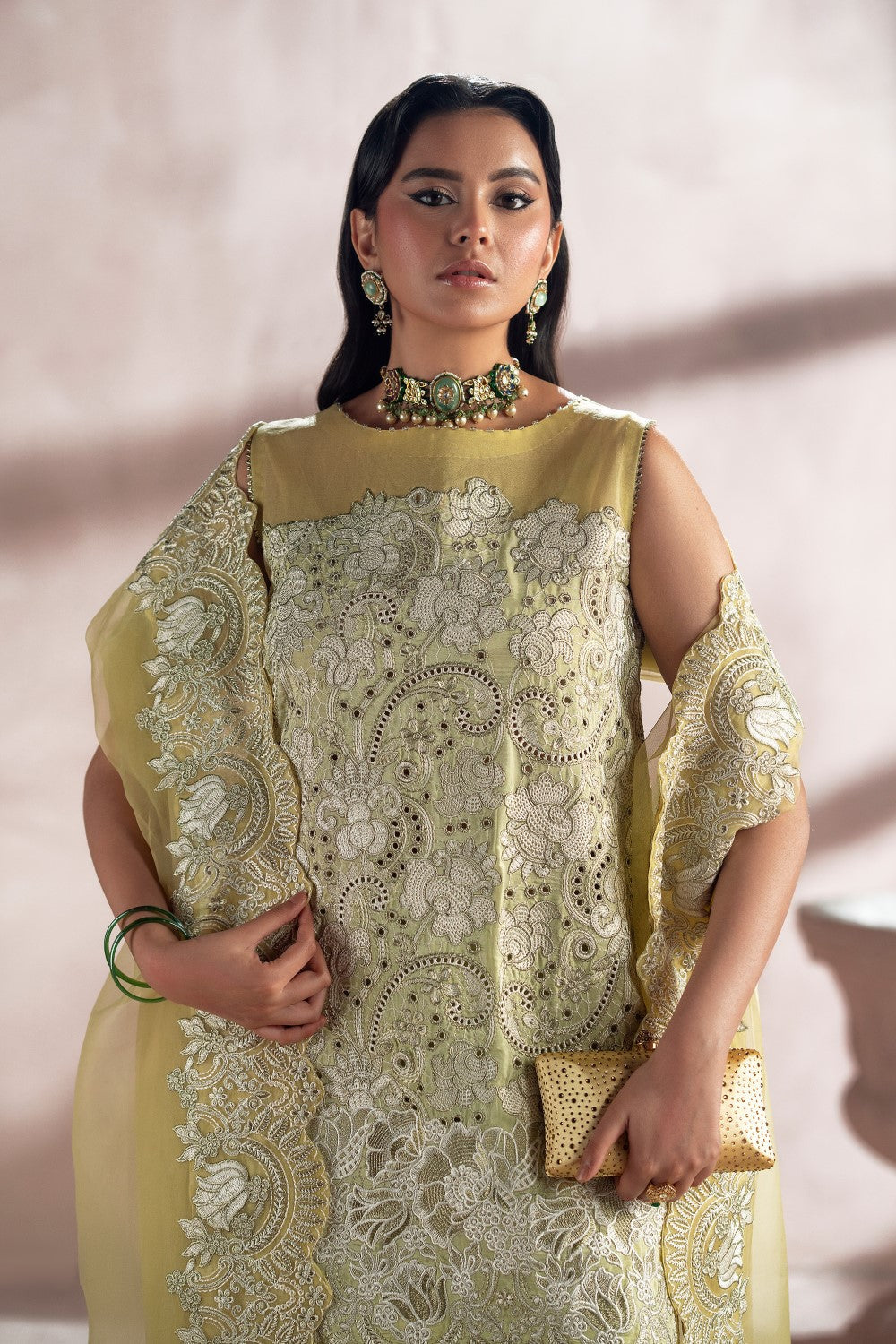 Maryum N Maria | Luna Formals | KAIROS L Lime Yellow Viscose Cotton