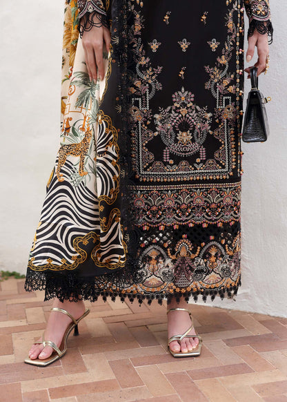 Kanwal Malik | Elysia Luxury Lawn 25 | Noire L Black Lawn