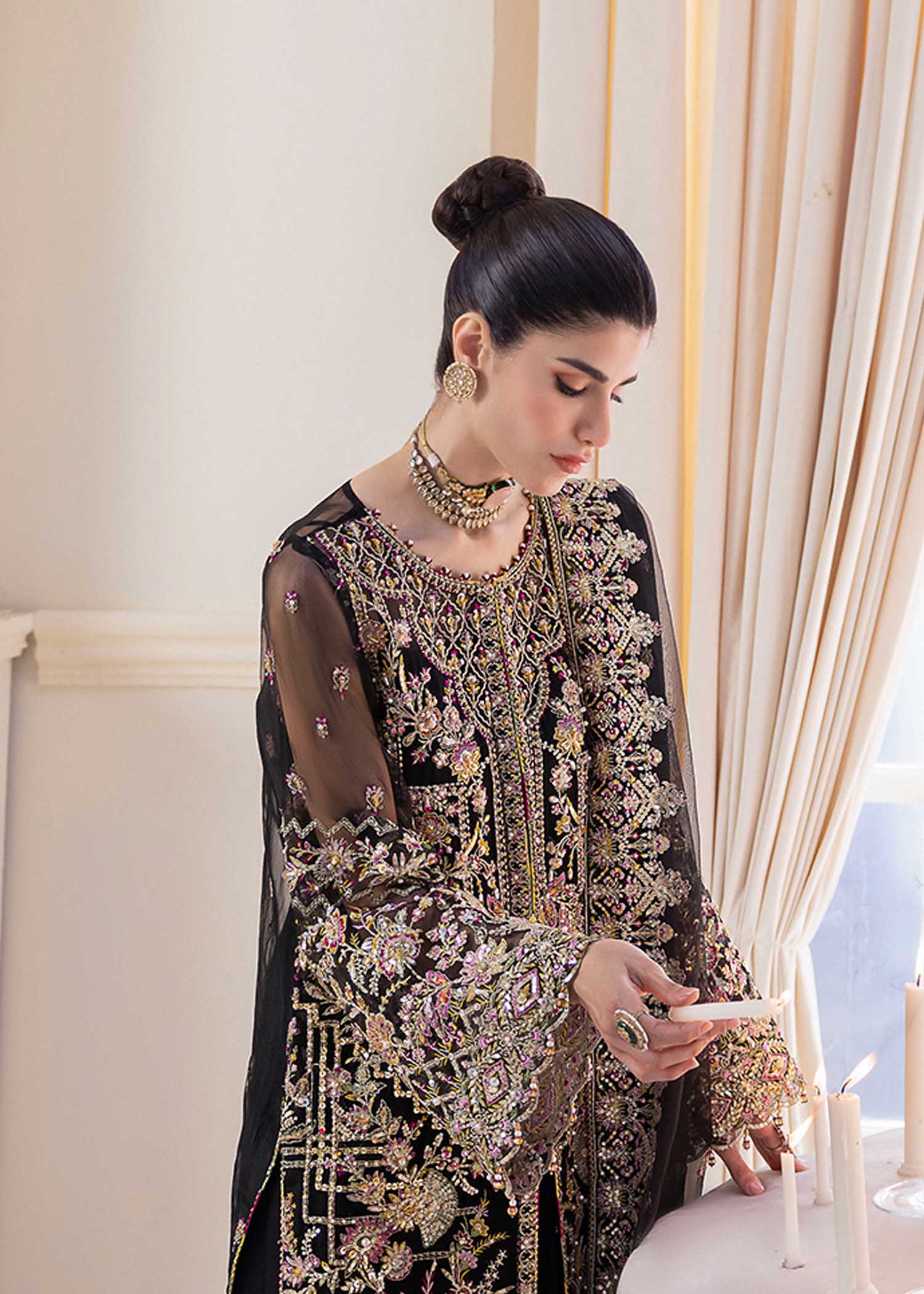 Kanwal Malik | Mirha Wedding Formals | Sable - Pakistani Designer Dress - by Kanwal Malik | Type: Formal - 100% Original at Saira Sultan