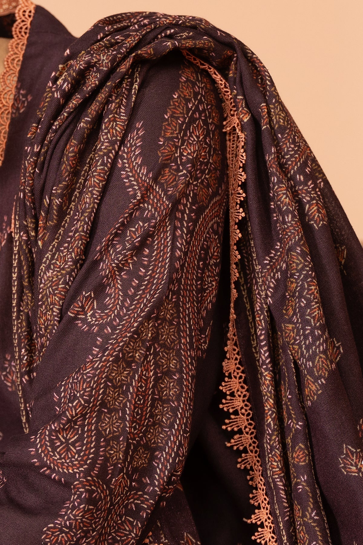 Kayseria | Winter Khaddar 24 | K-07 L Chocolate Khaddar
