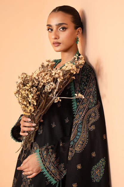 Kayseria | Winter Khaddar 24 | K-08 L Khaddar Black