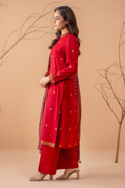 Kayseria | Winter Khaddar 24 | K-12 Khaddar XL Electric Red