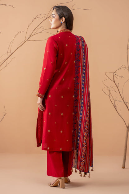 Kayseria | Winter Khaddar 24 | K-12 Khaddar M Electric Red