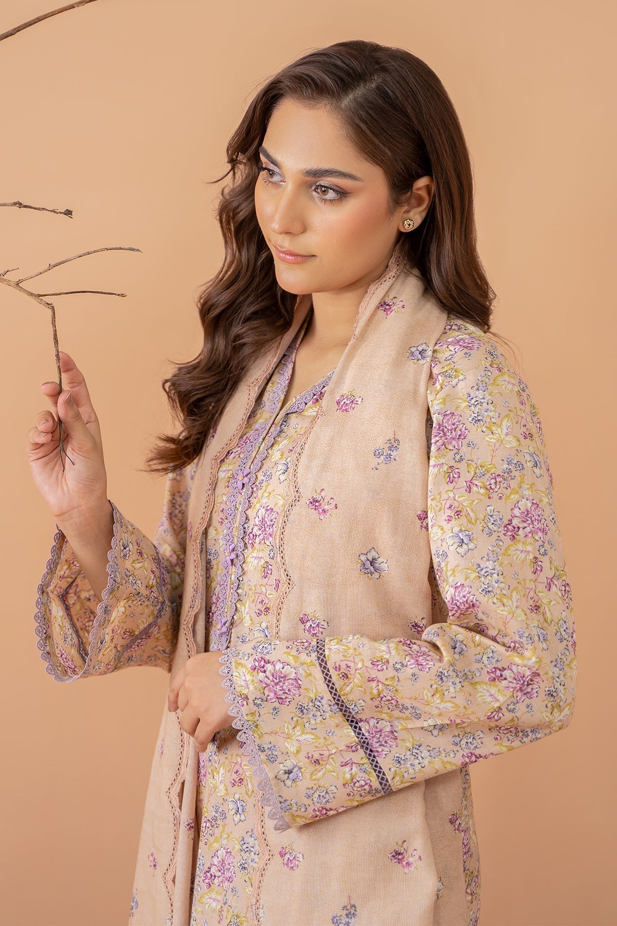 Kayseria | Winter Khaddar 24 | K-09 XL Khaddar Beige