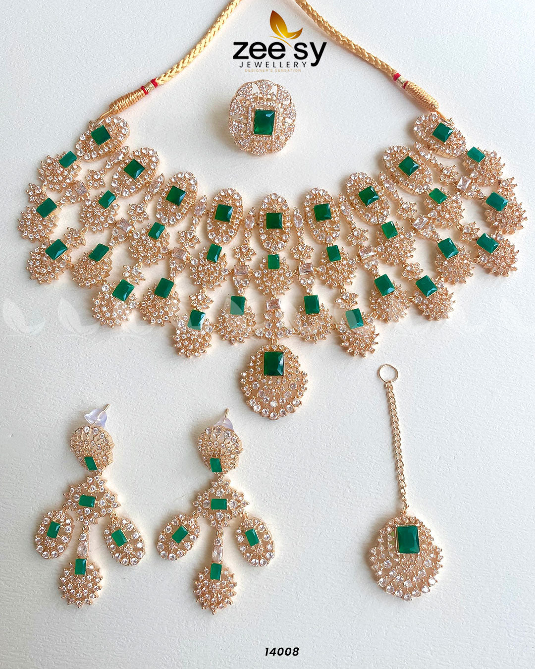 Kiara Advani Bridal Set Golden Green
