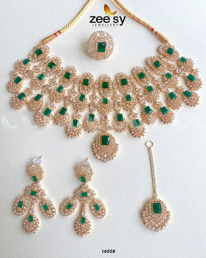 Kiara Advani Bridal Set Golden Green