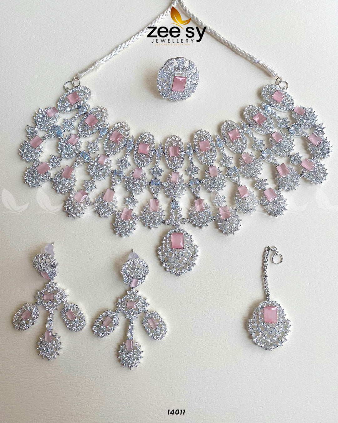 Kiara Advani Bridal Set Silver Pink