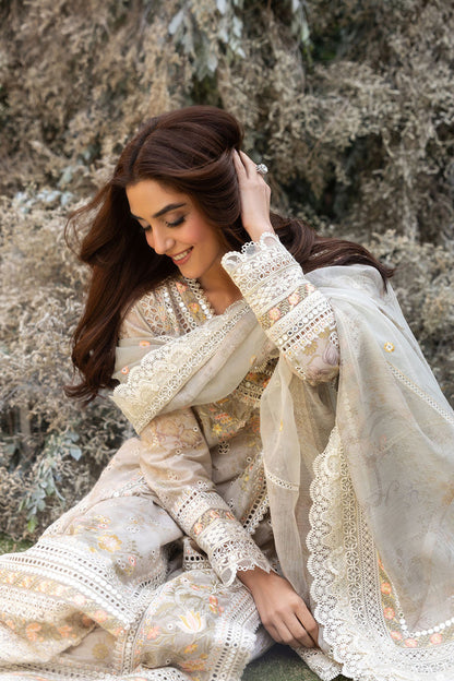 Sobia Nazir | Luxury Lawn 25 | 13B M Ivory Lawn