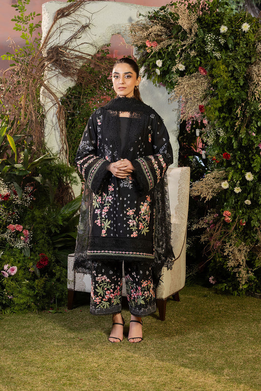 Sobia Nazir | Luxury Lawn 25 | 14B XS Black Lawn