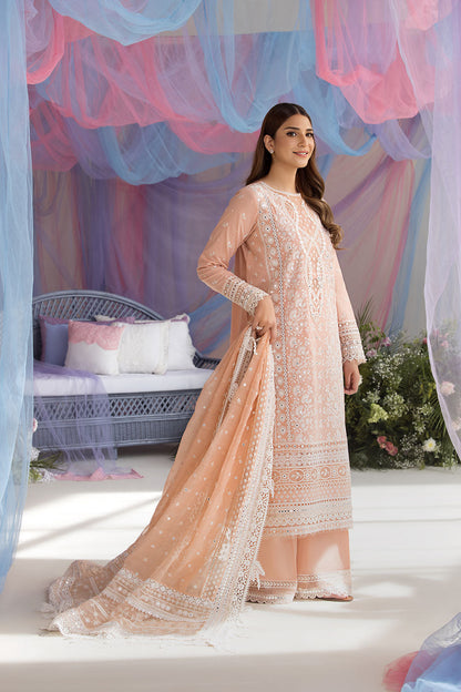 Sobia Nazir | Luxury Lawn 25 | 9B XS Peach Lawn