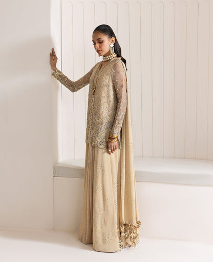 Republic Womenswear | Reve De Luxe 25 | LF-171 S Beige Organza