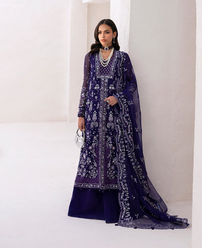 Republic Womenswear | Reve De Luxe 25 | LF-173 M Navy Organza