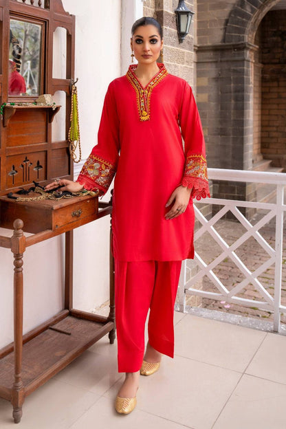 Ittehad | Embroidered Lawn | I-35 - Pakistani Designer Dress - by Ittehad | Type: Luxury - 100% Original at Saira Sultan