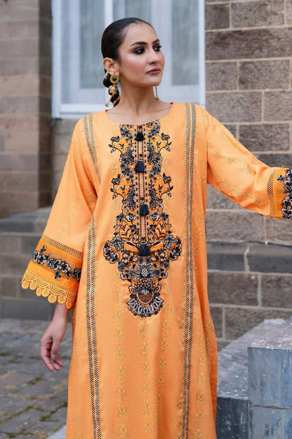 Ittehad | Embroidered Lawn | I-28 - Pakistani Designer Dress - by Ittehad | Type: Luxury - 100% Original at Saira Sultan
