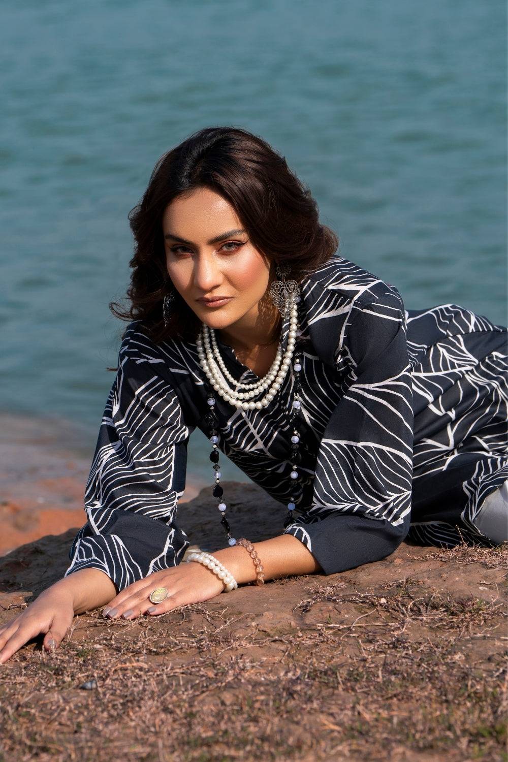 Ittehad | Embroidered Lawn | I-33 - Pakistani Designer Dress - by Ittehad | Type: Luxury - 100% Original at Saira Sultan