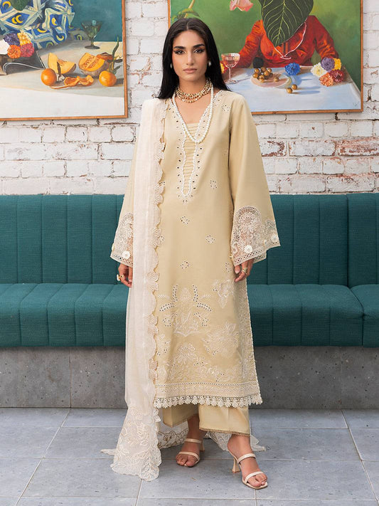 Izel | Meadow Muse Embroidered Lawn 25 | LIORA - Pakistani Designer Dress - by Izel | Type: Ladies Clothes - 100% Original at Saira Sultan