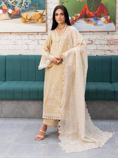 Izel | Meadow Muse Embroidered Lawn 25 | LIORA - Pakistani Designer Dress - by Izel | Type: Ladies Clothes - 100% Original at Saira Sultan