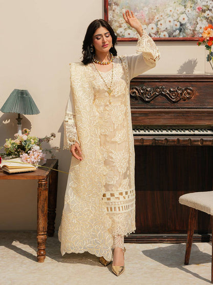Mahnur | Allenura Luxury Lawn 24 | LUMINARY - Pakistani Designer Dress - by Mahnur | Type: Luxury - 100% Original at Saira Sultan
