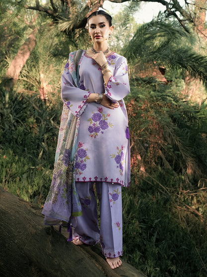 Hemstitch | The Garden Lawn | Lavender - Pakistani Designer Dress - by Hemstitch - Type : Ladies Clothes - 100% Original at Saira Sultan