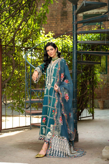 Maryam Hussain | Luxury Lawn 25 | Neelum - Pakistani Designer Dress - by Maryam Hussain | Type: Ladies Clothes - 100% Original at Saira Sultan