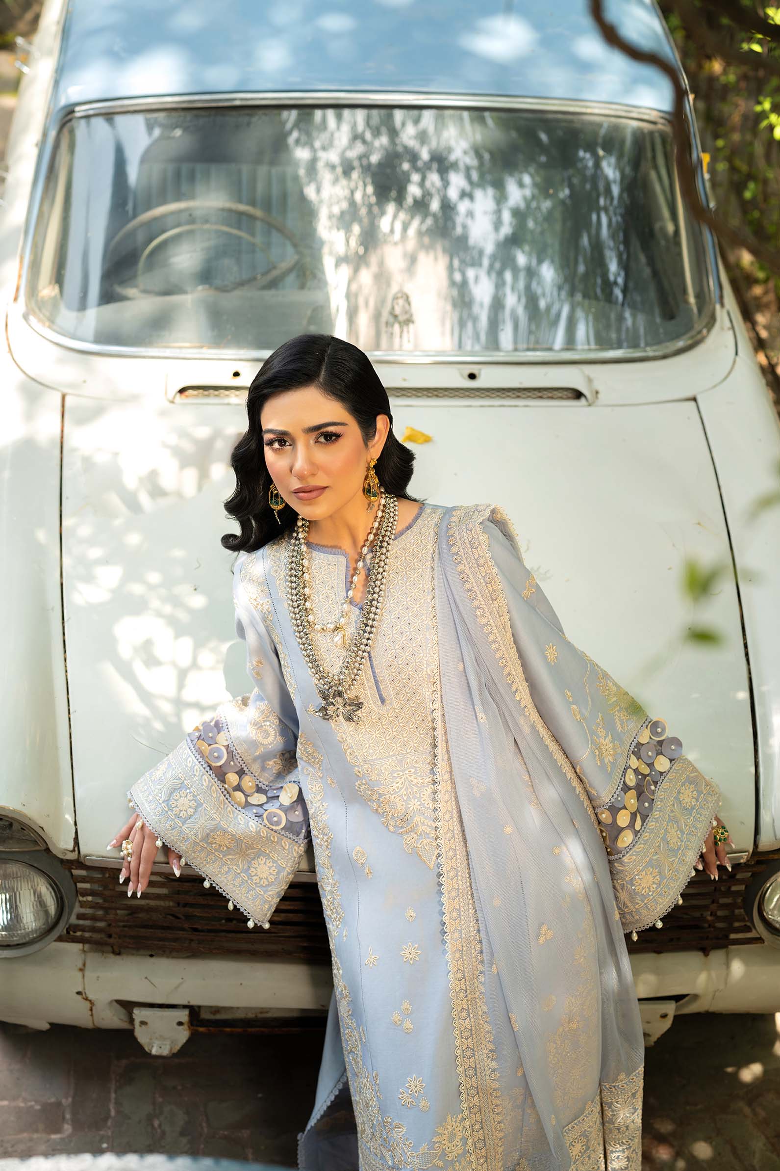 Maryam Hussain | Luxury Lawn 25 | Badal - Pakistani Designer Dress - by Maryam Hussain | Type: Ladies Clothes - 100% Original at Saira Sultan