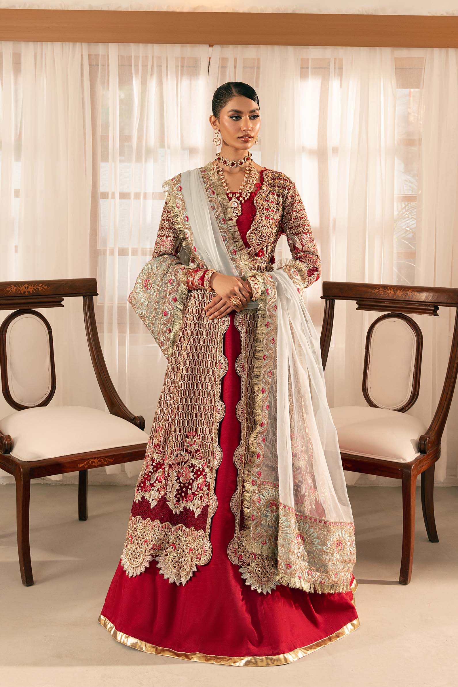 Maryam Hussain | Marwa Luxury Formals 24 | Raag - Pakistani Designer Dress - by Maryam Hussain | Type: Ladies Clothes - 100% Original at Saira Sultan