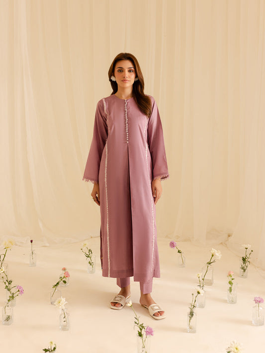 Mahnur | Petal Whispers Lawn Pret | Liliosa XS Lilac Lawn