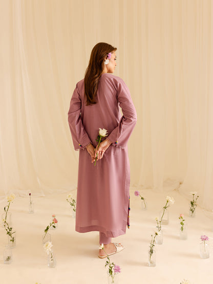 Mahnur | Petal Whispers Lawn Pret | Liliosa S Lilac Lawn