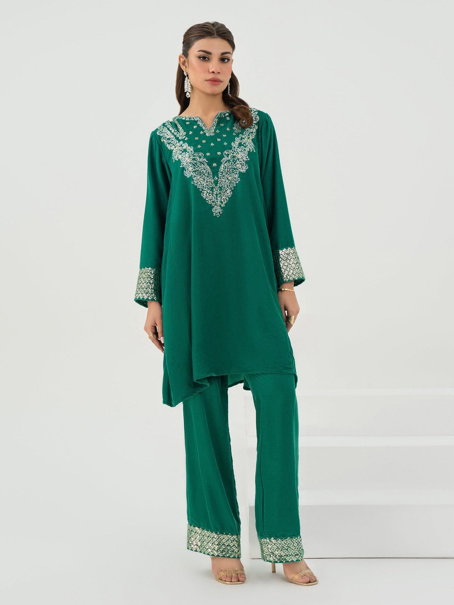Lime Light | Velvet Pret | V-09 XS Green Blue Velvet