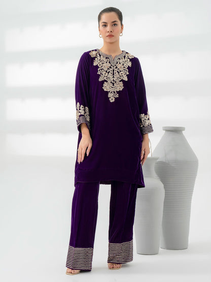 Lime Light | Velvet Pret | V-02 XS Dark Purple Velvet