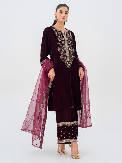 Lime Light | Velvet Pret | V-11 XS Velvet Maroon