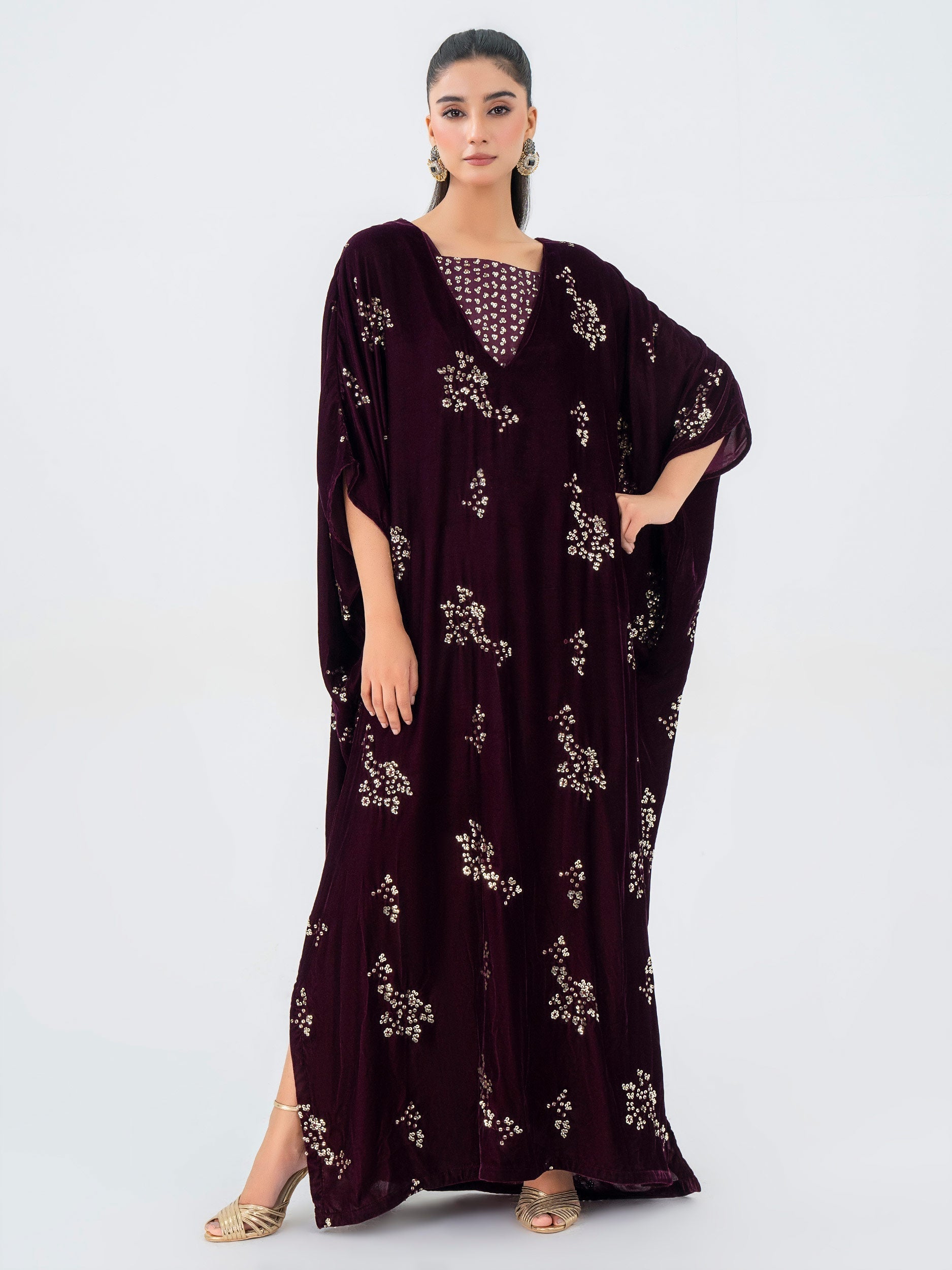 Lime Light | Velvet Pret | V-12 XS Dark Maroon Velvet
