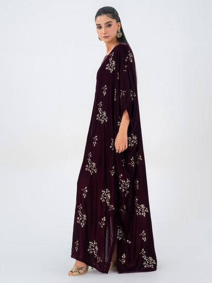 Lime Light | Velvet Pret | V-12 L Dark Maroon Velvet