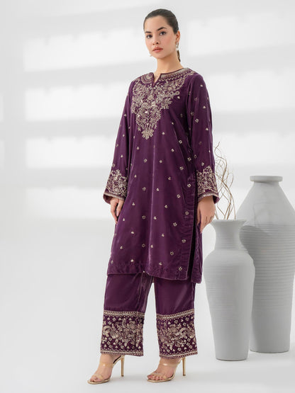 Lime Light | Velvet Pret | V-03 M Dark Purple Velvet