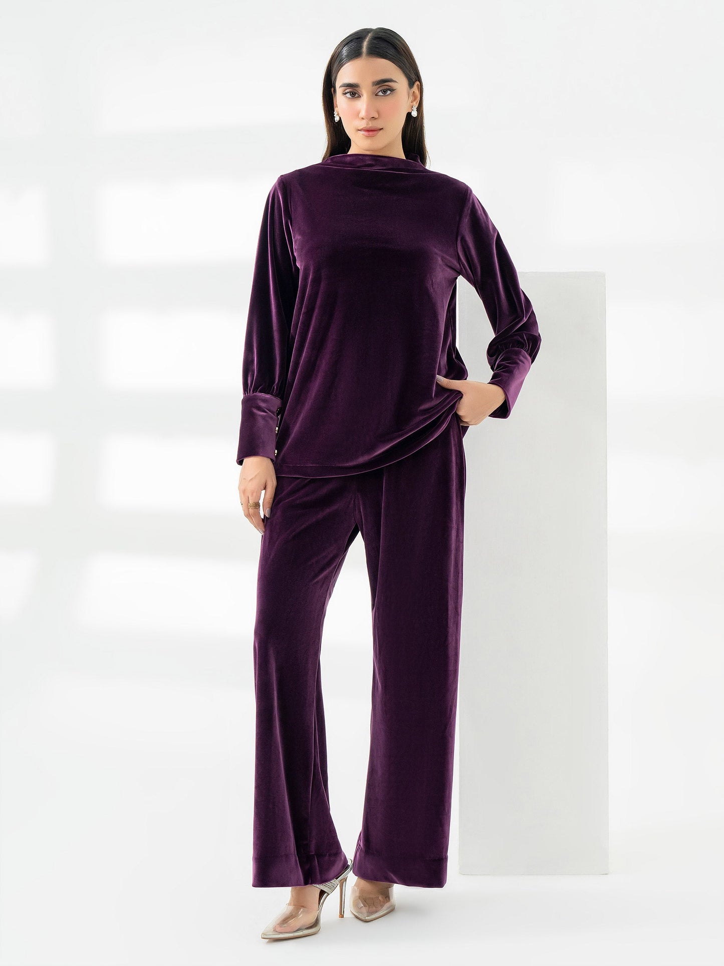 Lime Light | Velvet Pret | V-01 XS Dark Purple Velvet