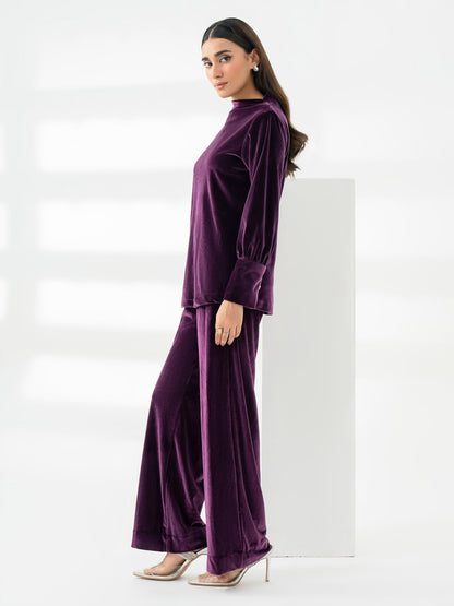 Lime Light | Velvet Pret | V-01 M Dark Purple Velvet