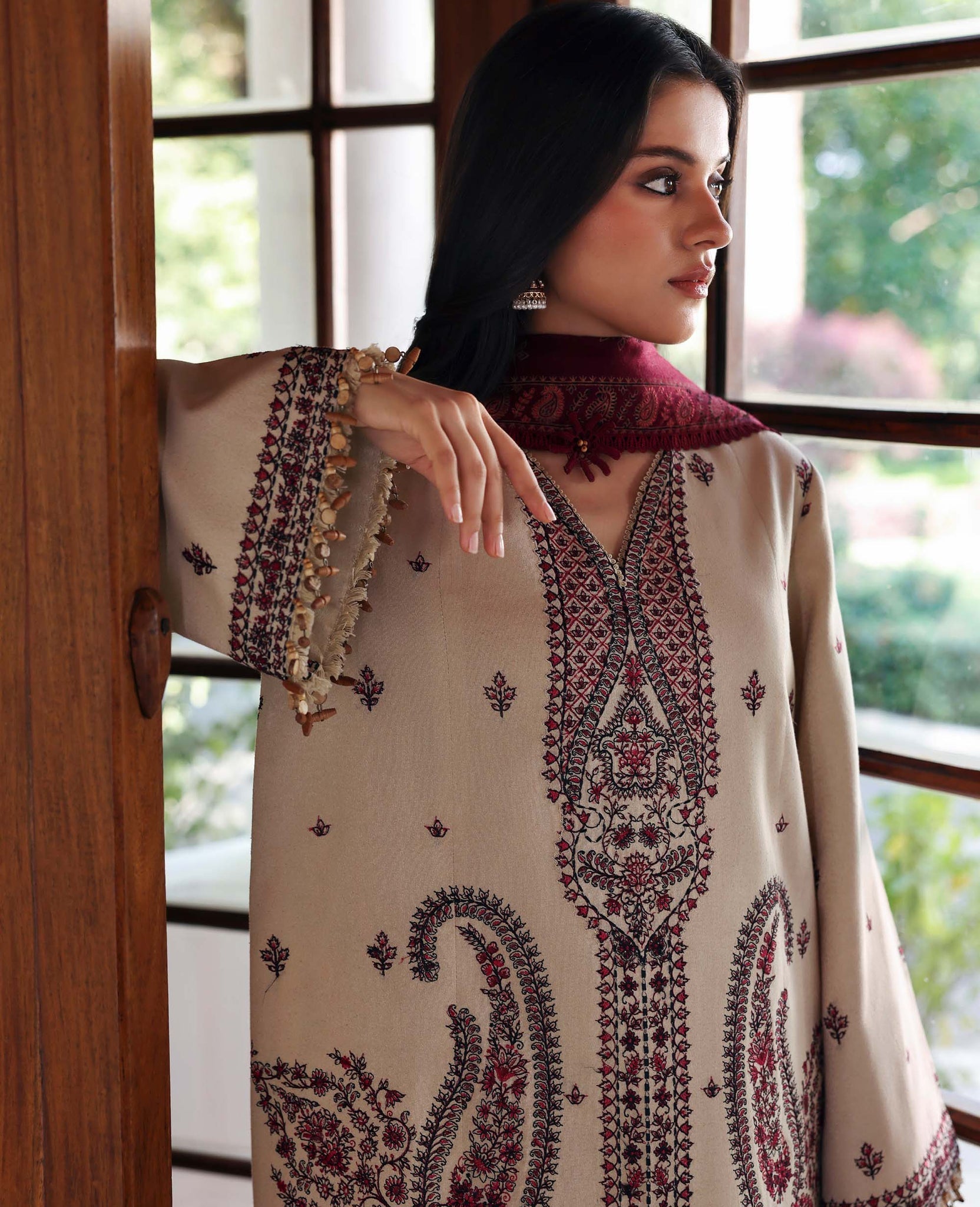 Republic Womenswear | Amaris Luxury Shawl 25 | Liora by Republic Womenswear - Designer Dress  - Type : Ladies Clothes - Available at Saira Sultan - 100% Original 