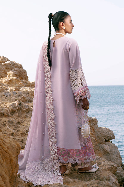 AJR Couture | Dastan Luxury Lawn 25 | Luxe S Lilac Lawn