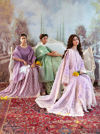 Mahnur | Sophie Luxury Lawn 25 | Lyrell - Pakistani Designer Dress - by Mahnur | Type: Ladies Clothes - 100% Original at Saira Sultan