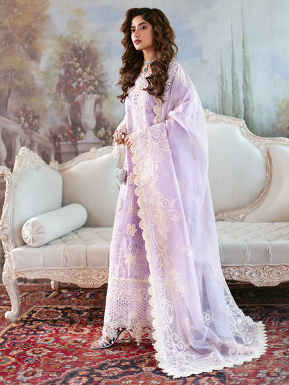 Mahnur | Sophie Luxury Lawn 25 | Lyrell - Pakistani Designer Dress - by Mahnur | Type: Ladies Clothes - 100% Original at Saira Sultan