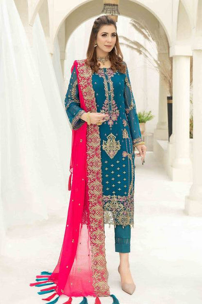 Imrozia Premium | Esta Bonita | M-17 Veridian Jade - Pakistani Designer Dress - by Imrozia Premium | Type: Formal - 100% Original at Saira Sultan