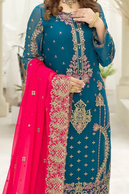 Imrozia Premium | Esta Bonita | M-17 Veridian Jade - Pakistani Designer Dress - by Imrozia Premium | Type: Formal - 100% Original at Saira Sultan