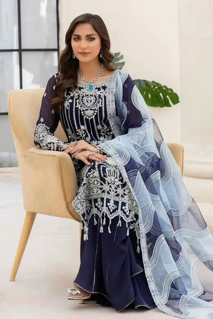 Imrozia Premium | Naqsh Formals 23 | M-54 Zoe - Pakistani Designer Dress - by Imrozia Premium | Type: Formal - 100% Original at Saira Sultan