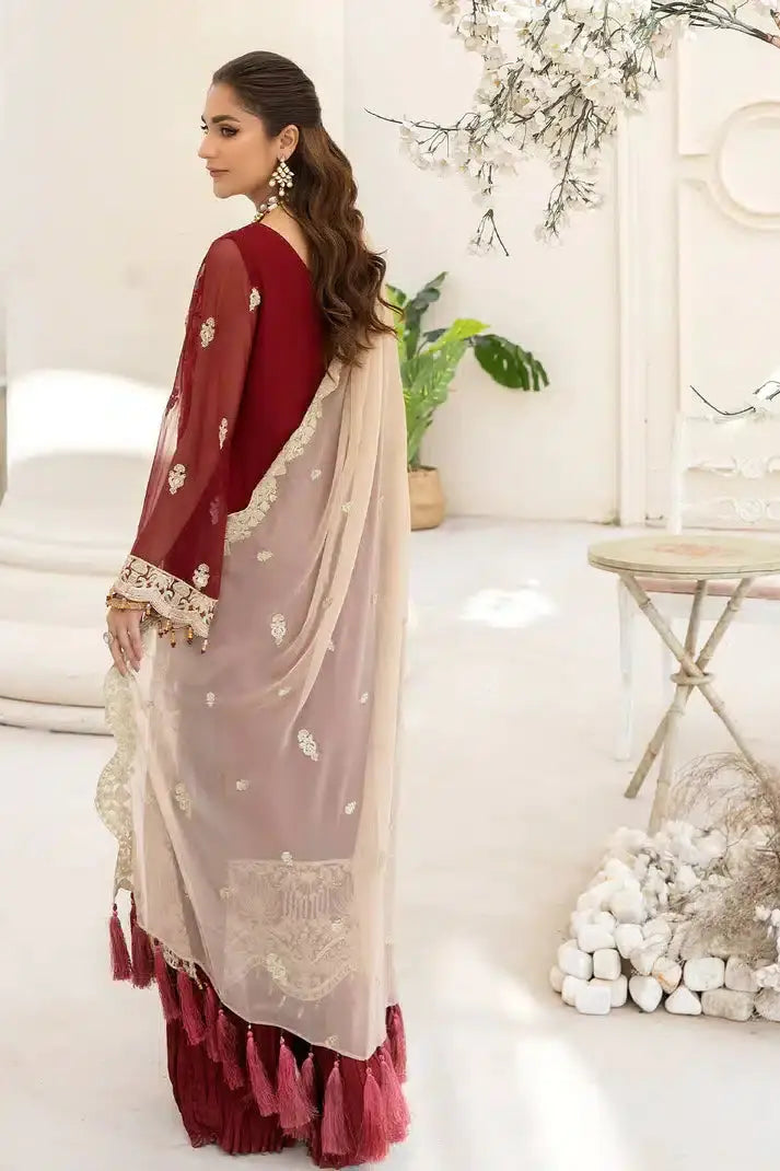 Imrozia Premium | Naqsh Formals 23 | M-55 Sienna - Pakistani Designer Dress - by Imrozia Premium | Type: Formal - 100% Original at Saira Sultan