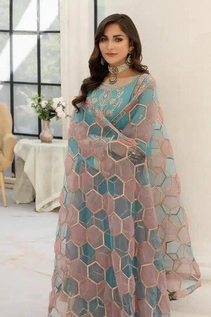 Imrozia Premium | Naqsh Formals 23 | M-56 Maisie - Pakistani Designer Dress - by Imrozia Premium | Type: Formal - 100% Original at Saira Sultan