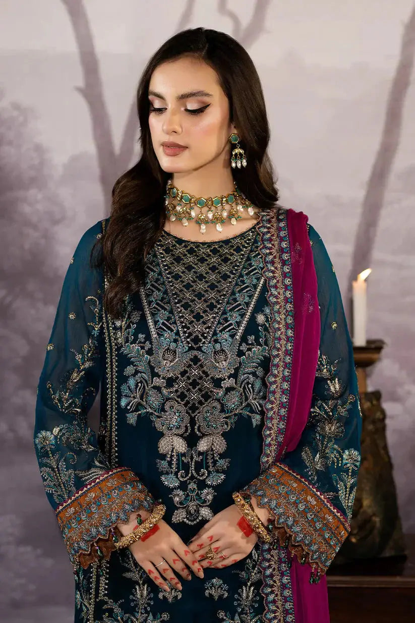 Imrozia Premium | Enliven Formals Collection | M-62 Carmen - Pakistani Designer Dress - by Imrozia Premium | Type: Formal - 100% Original at Saira Sultan